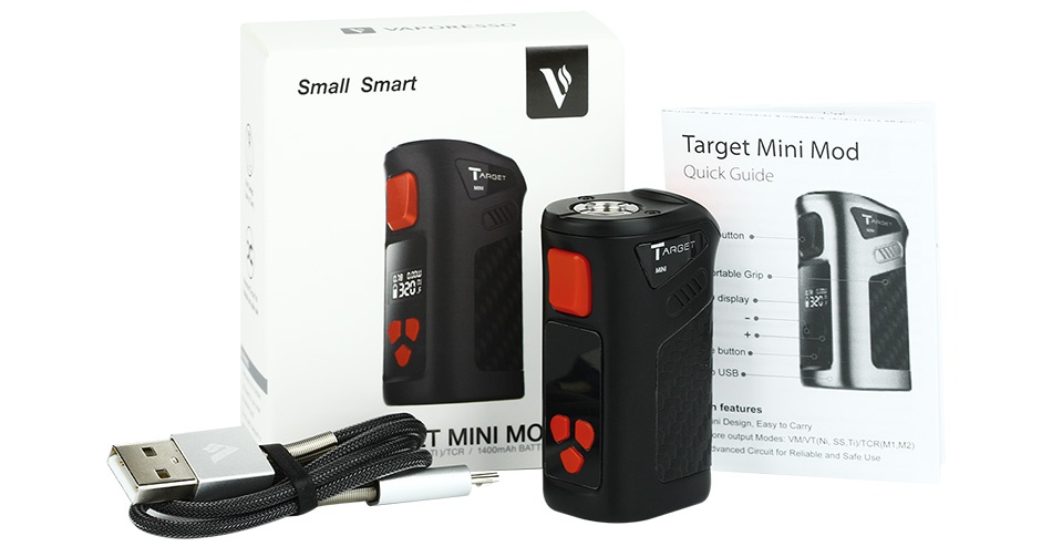 Vaporesso TARGET Mini 40W TC MOD 1400mAh Small Smart Target Mini Me