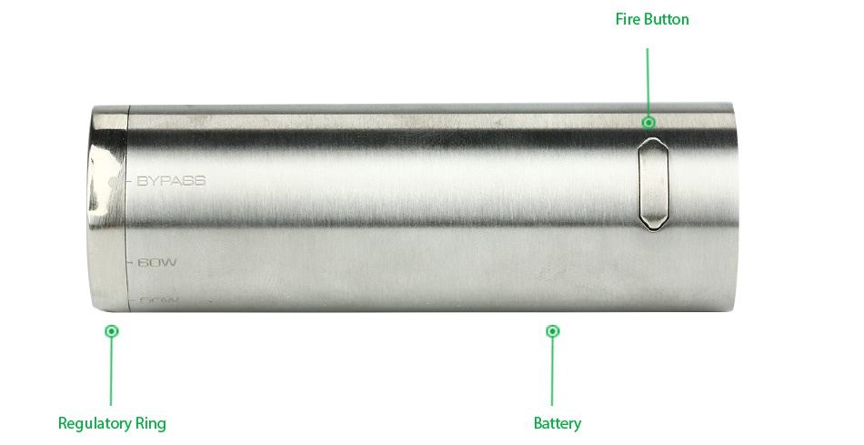 WISMEC Vicino D30 Battery 3000mAh Fire button BOVE Regulatory Ring Battery