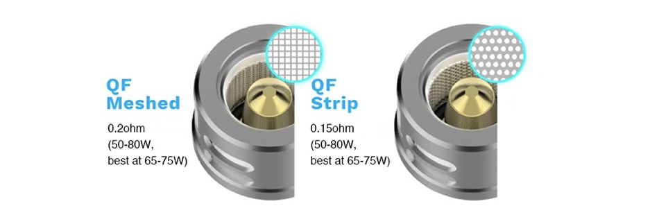 Vaporesso SKRR Replacement Coil 3pcs OF OF Meshed Stri p 0 ohm 0 15ohm  50 80W  50 80W  best at 65 75W  best at 65 75W