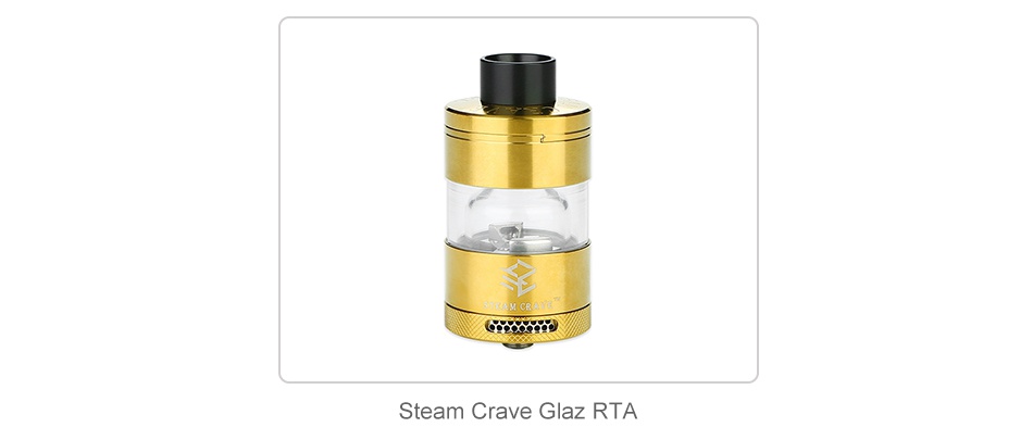 Steam Crave Glaz RTA Glass Tube 2pcs Steam Crave Glaz RTA