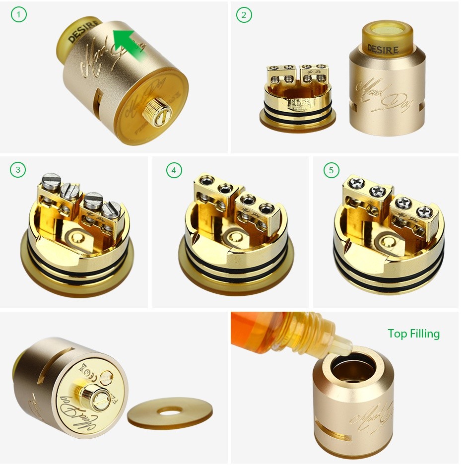 Desire Mad Dog RDA Kit DESIRE Top Filling