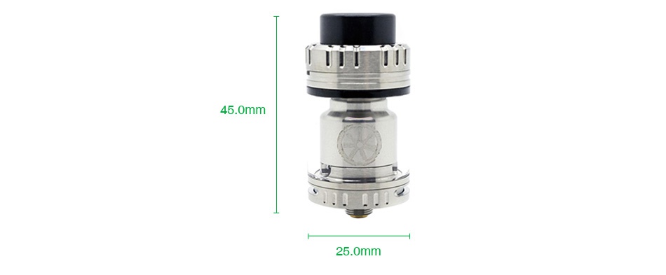 Asmodus Voluna V2 RTA 3.2ml 45 0mm 25 0mm