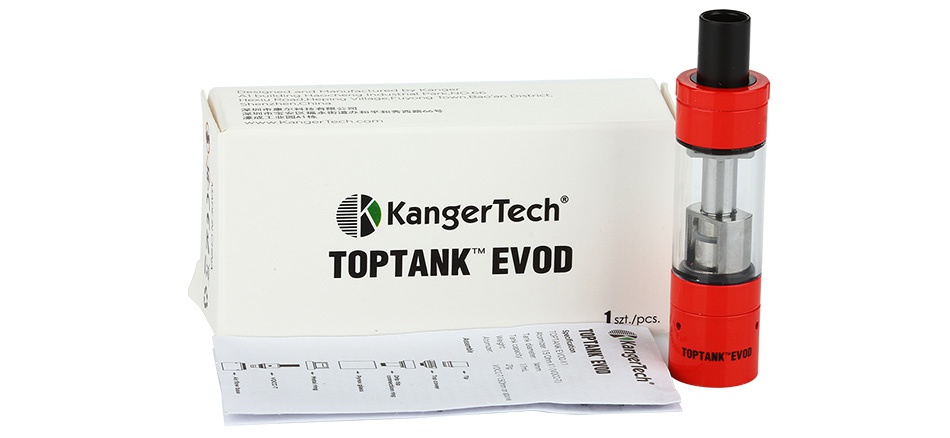 Kangertech TOPTANK EVOD Clearomizer 1.7ml t  KangerTech TOPTANK EVOD    TOPTANKEVOO aat  n   m  M un3