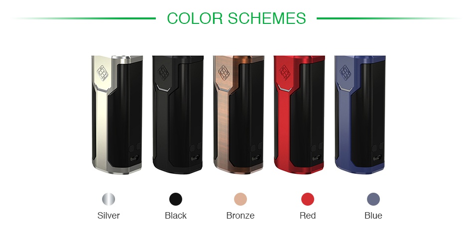 WISMEC SINUOUS P80 TC MOD COLOR SCHEMES Bronze Blue