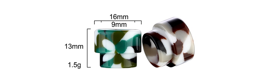 Sailing Camo Epoxy Resin 810 Drip Tip SL231 16mm 9mm 13mm