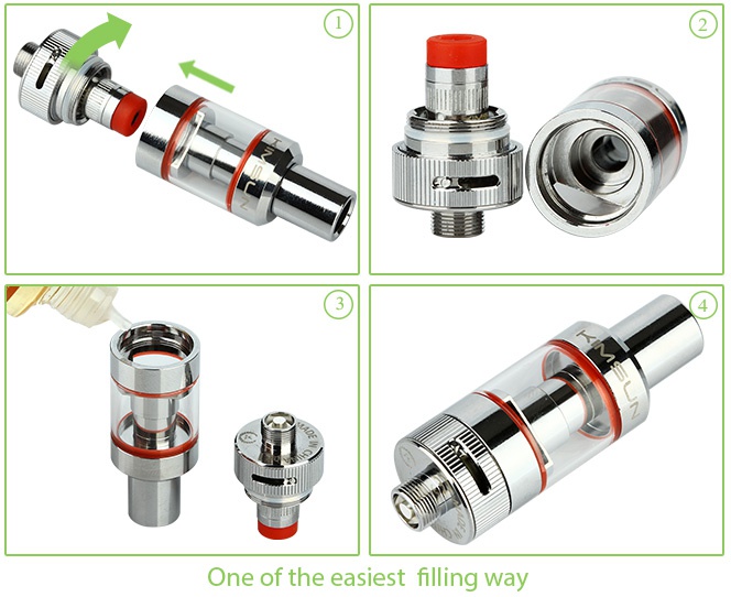 KIMSUN STL Tank II 1.1ml One of the easiest filling way