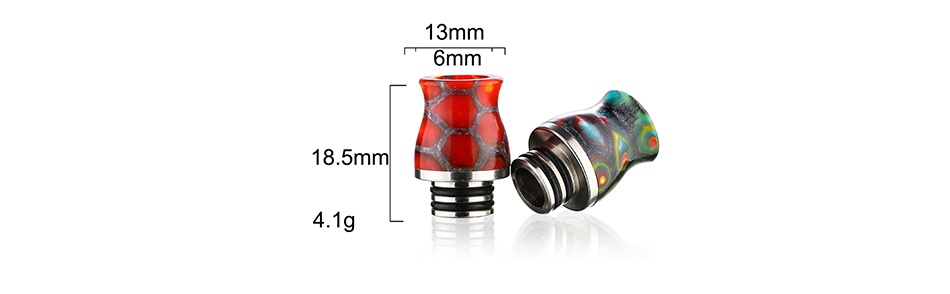 Sailing SS Epoxy Resin 510 Drip Tip SL228 13mm 6m 8 5mm