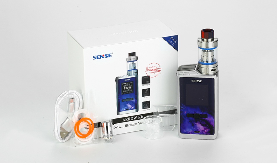 Linkedvape Classic Arrow 230W TC Kit SE SE SENSE v VL