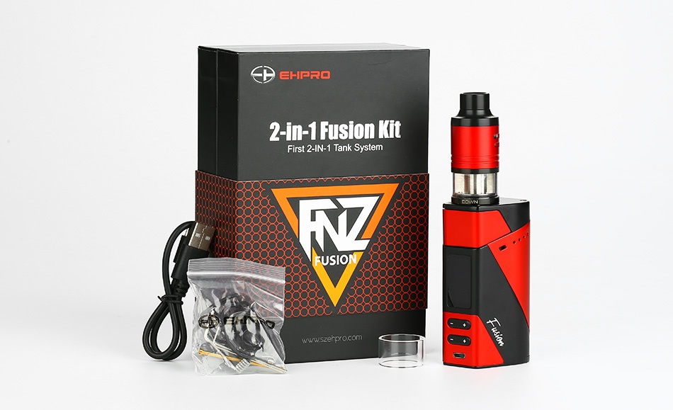 Ehpro 2-in-1 Fusion 150W TC Kit 400w 400w 40 0w 180 Gun black Orange black Yellow black Red black