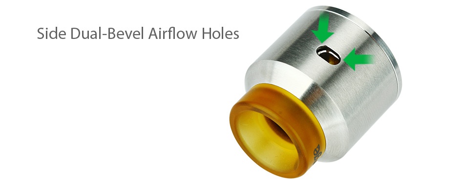 Advken Gorge RDA Side dual Bevel Airflow holes