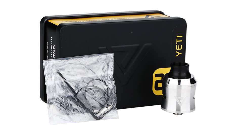 Envii Yeti RDA Black Silver