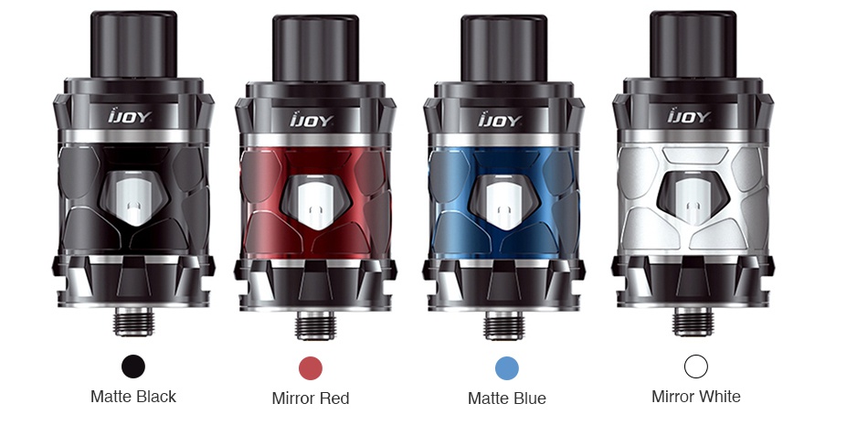 IJOY Mystique Subohm Tank 2ml/3.5ml JoY JOY Matte black Mirror white JOY JoY Mirror red Matte blue