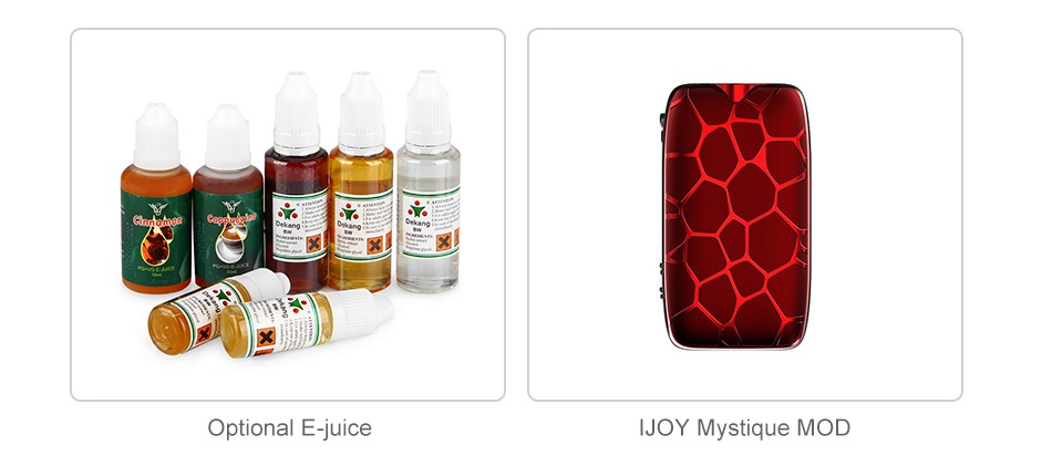 IJOY Mystique Subohm Tank 2ml/3.5ml Optional E juice IJOY Mystique MOD