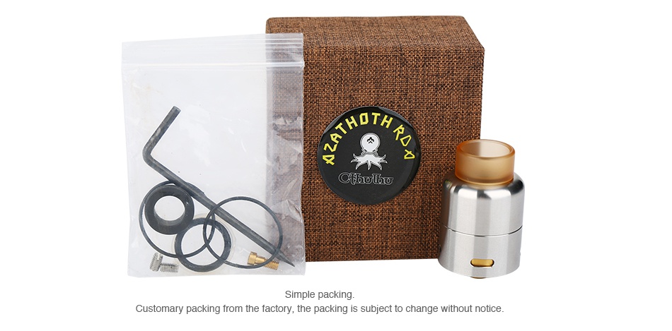 Cthulhu Azathoth RDA 07  0b0 Simple packing omary packing from the factory  the packing is subject to change wi notice