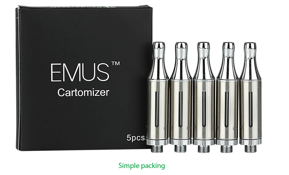 Kangertech EMUS BCC Cartomizer 1.2ml 5pcs Atomizer 5pcs Simple packing