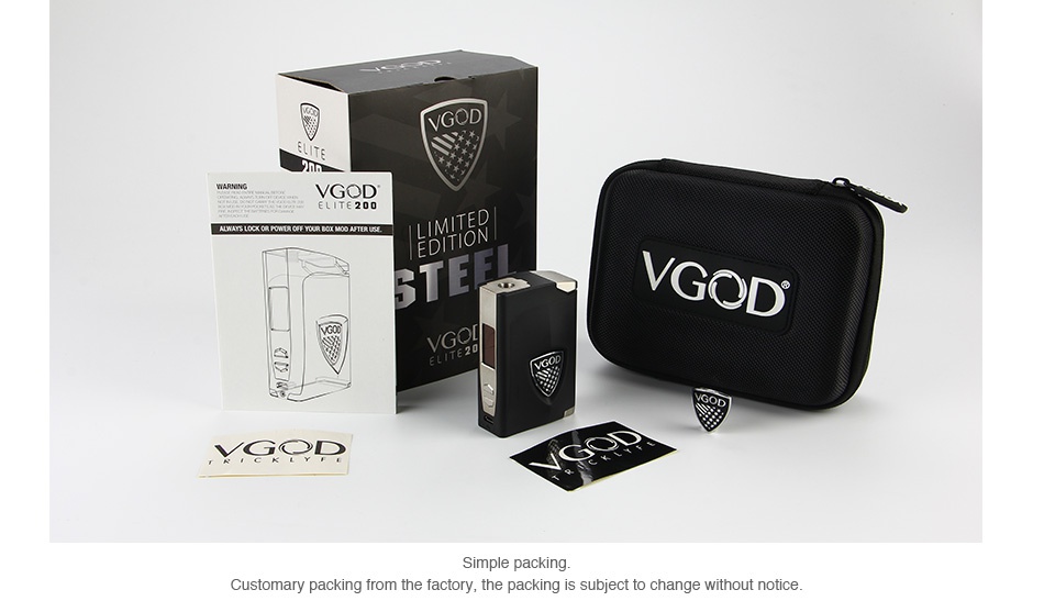 VGOD Elite 200W TC Box MOD Limited Edition GOD