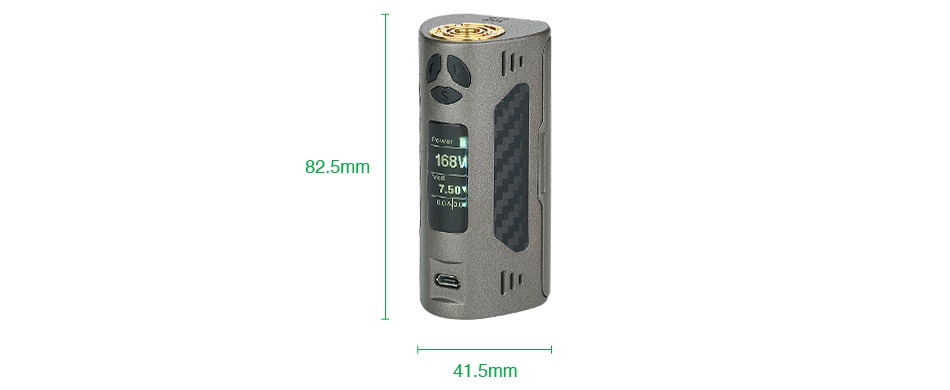 DOVPO TRIGGER 168 TC Box MOD 82 5mm 168W 50 5mm