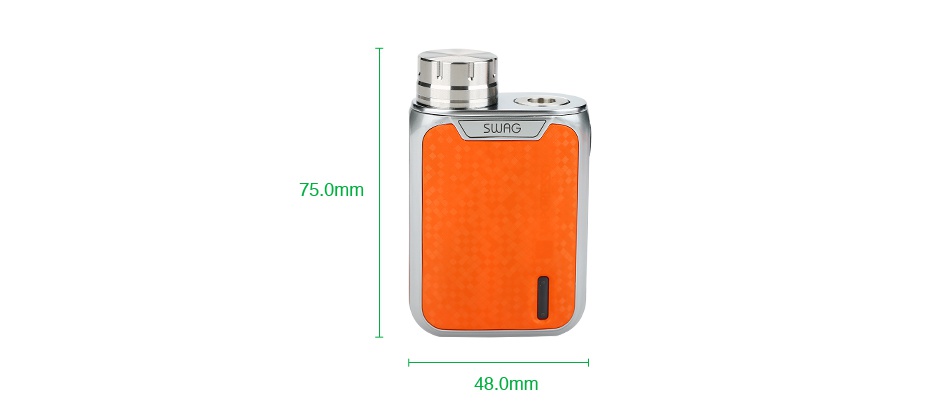 Vaporesso Swag 80W TC Box MOD SWAG 75 0mm 48 0