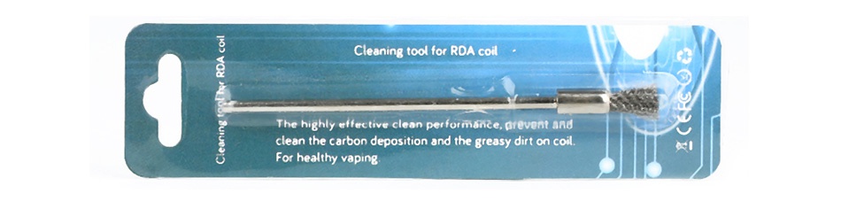 Cleaning Tool for RDA Coil Cleaning tool for RDA coil The highly effective clean performance  prevent and clean the carbon deposition and the greasy dirt on coil For healthy vaping