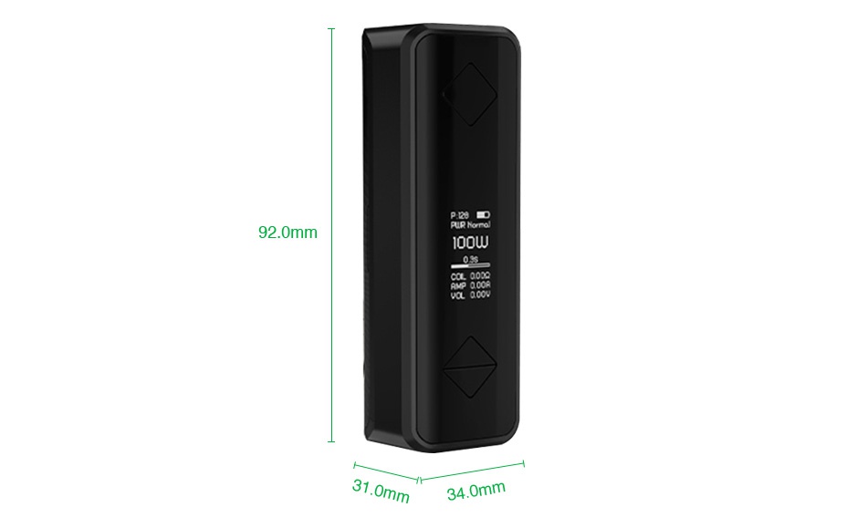 Hotcig G100 TC Box MOD 92 0mm 100u 1  omm 34 0mm