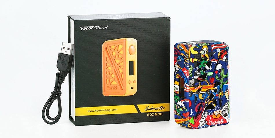 Vapor Storm Subverter 200W TC MOD vapor storm o www vstormecig com subverter