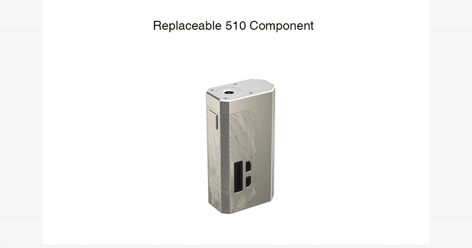 WISMEC Luxotic MF Box VV Kit with Guillotine V2(with Screen) Replaceable 510 Component