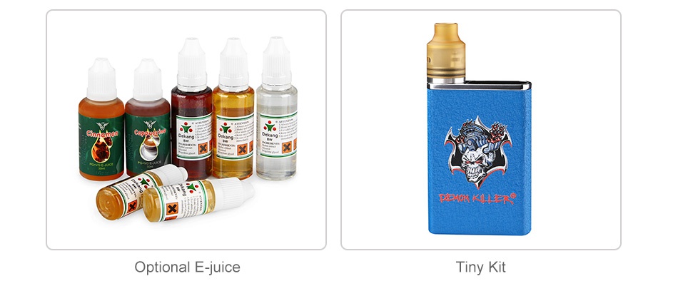 Demon Killer Tiny RDA Optional E juice Tiny Kit