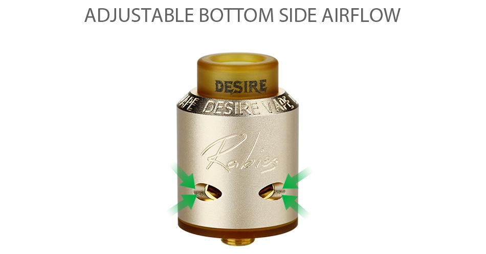 Desire Rabies RDA ADJUSTABLE BOTTOM SIDE AIRFLOW DESIRE  Es