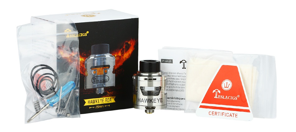 Tesla Hawkeye RDA YE RDA CERTIF