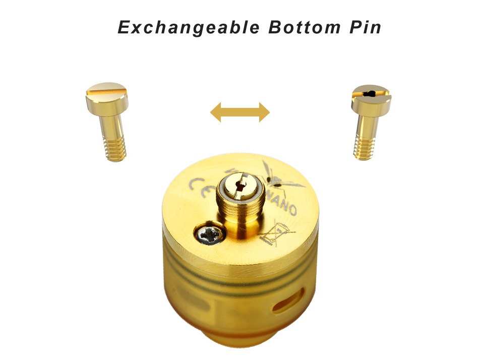 OUMIER WASP NANO RDA Exchangeable bottom pin