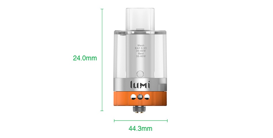 Geekvape Lumi Subohm Tank 2ml/4ml 24 0mm IIMI 44 3mm