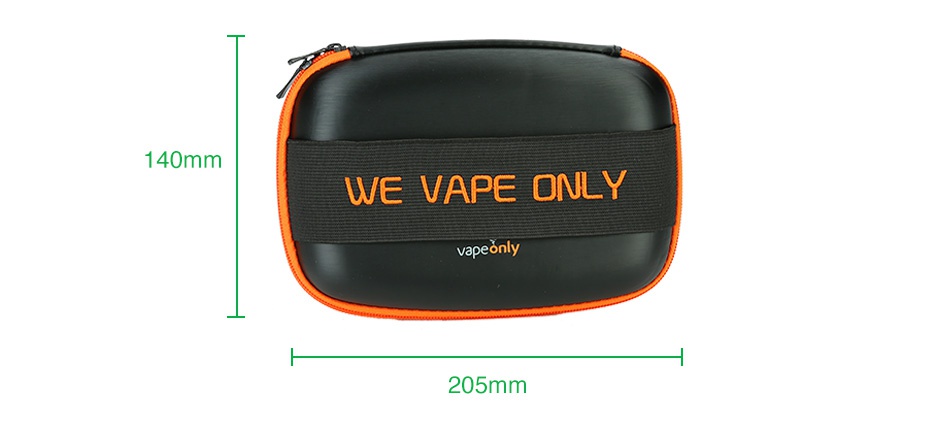 VapeOnly E-cig Carry Case 140mm WE VAPE ONLY peonly 205mm