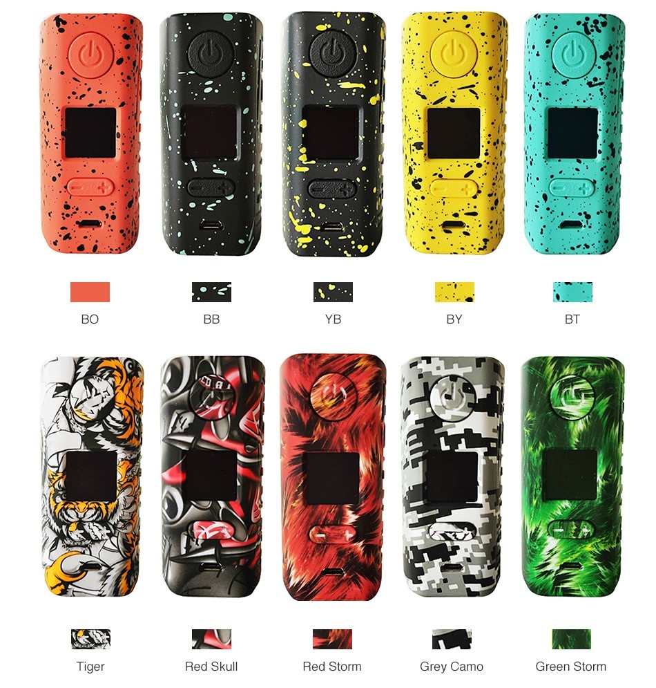 Hugo Vapor Rader ECO 200W Box MOD   YB iger Red skull Red storn Grey Camo Green Storm