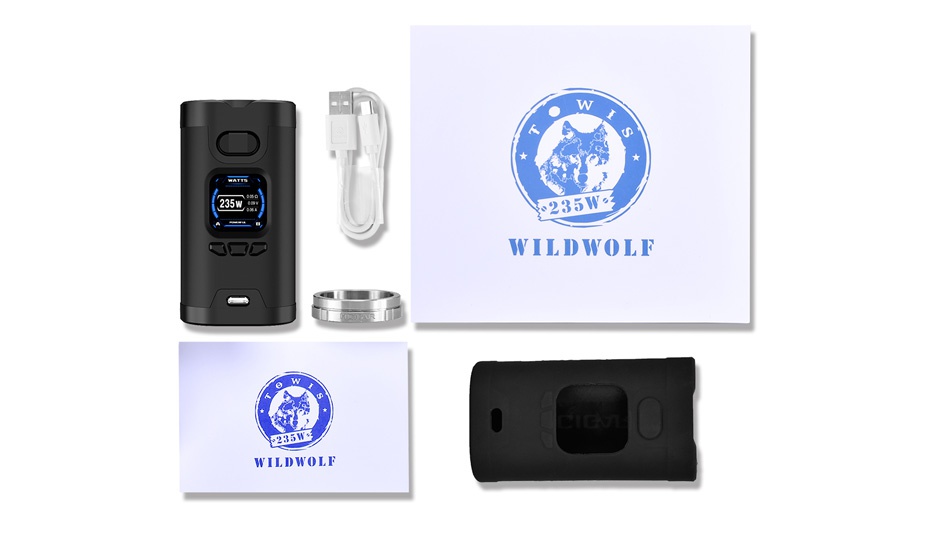 Hcigar Wildwolf 235W TC MOD 235 WILDWOLE WILDWOLF