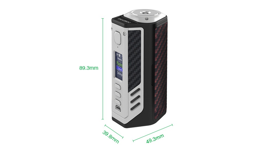 Lost Vape Triade 300W DNA250C TC Box MOD BLACK SILVER Black Grey Kev Red black Kevlar Black Grey Kevlar Red black Kevla