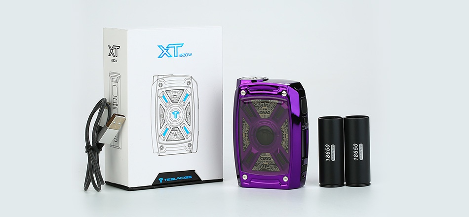 Tesla XT 220W TC Box MOD  2T