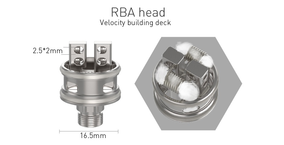 UD Athlon 25 Subohm/RTA Tank 4ml rBA head Velocity building deck 16 5m