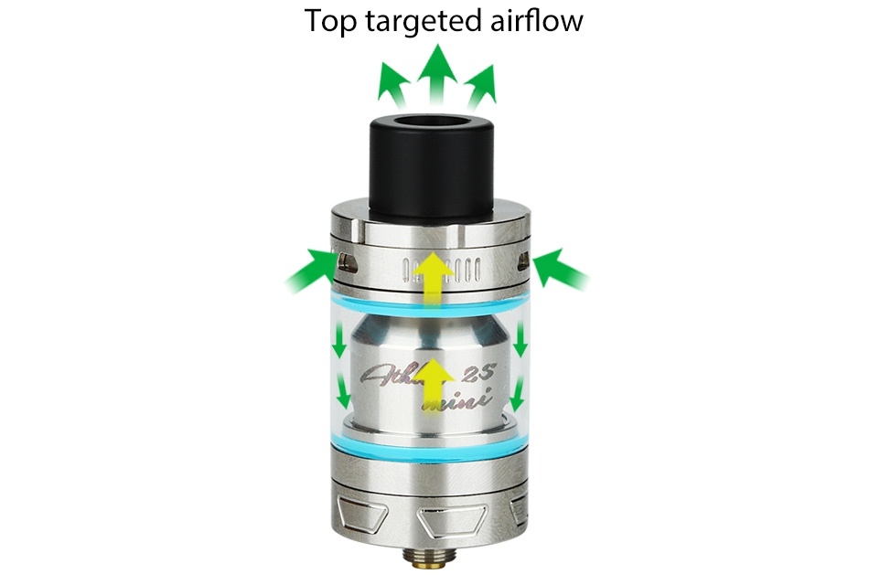 UD Athlon 25 Mini Subohm Tank 2ml Top targeted airflow A  2 5