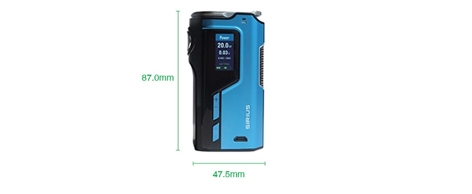 Modefined Sirius 200W TC Box MOD 87 0mm 47 5mm