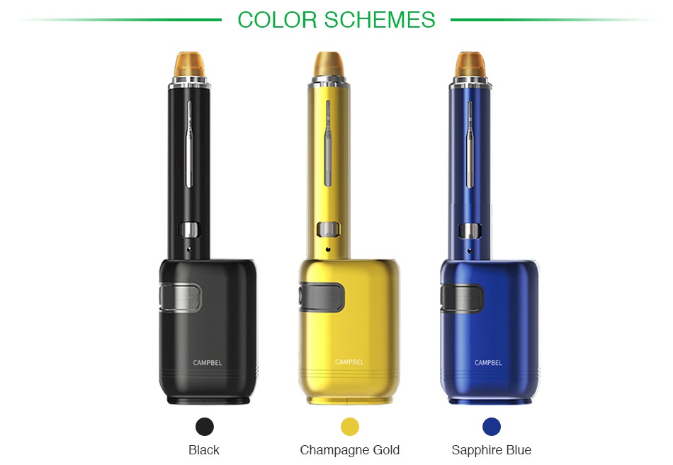 Smoant Campbel 80W VW Kit COLOR SCHEMES Champagne Gol sapphire Blue