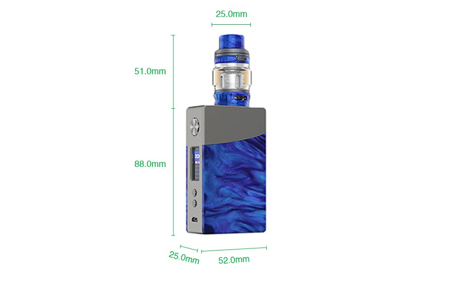 Geekvape NOVA 200W TC Kit with Alpha Tank 25 0mm 51 0mm 88 0mm 520mm