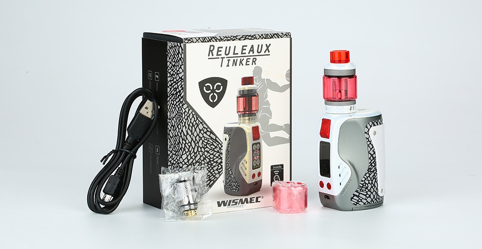 WISMEC Reuleaux Tinker 300W TC Kit with Column Tank REULEAU TINKER WII