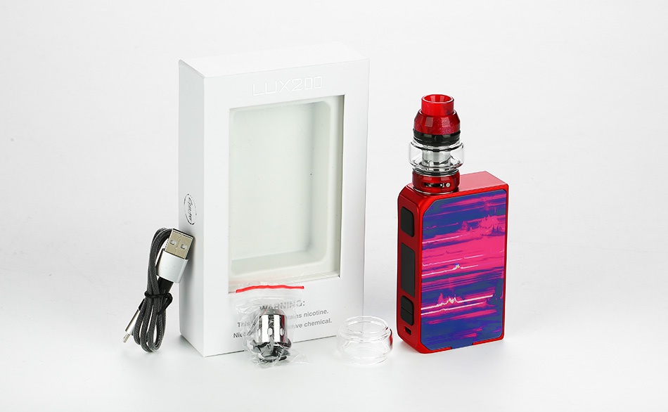 CoilART LUX 200 TC Kit with LUX Mesh Tank nico