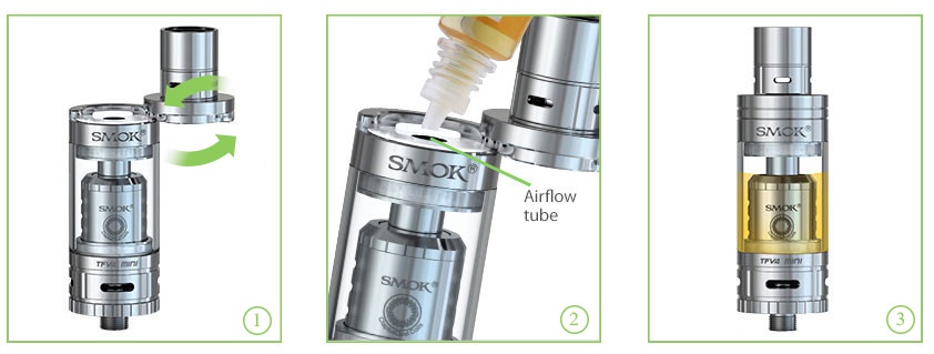 SMOK TFV4 Mini Tank 3.5ml Airflow tube