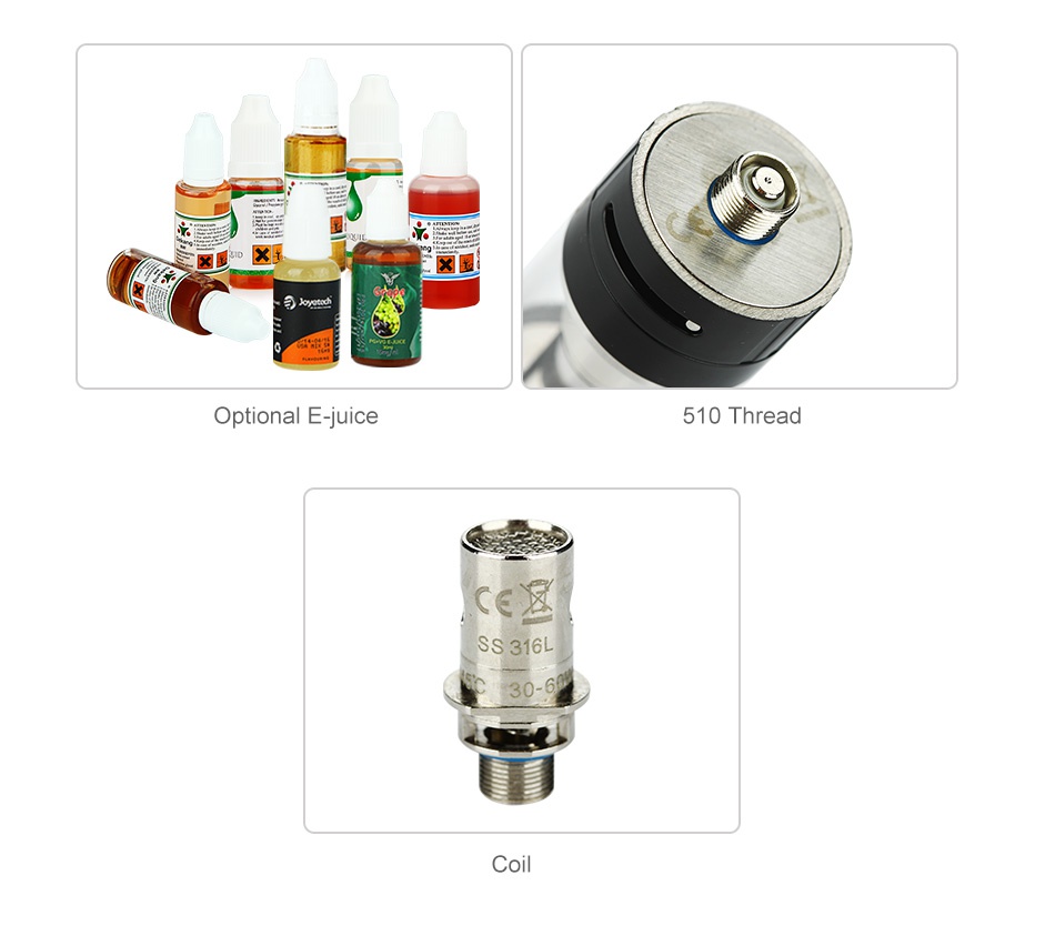 Innokin iSub V Sub-Ohm SS316L Tank 3ml Optional E juice 510 Thread s316L Coil