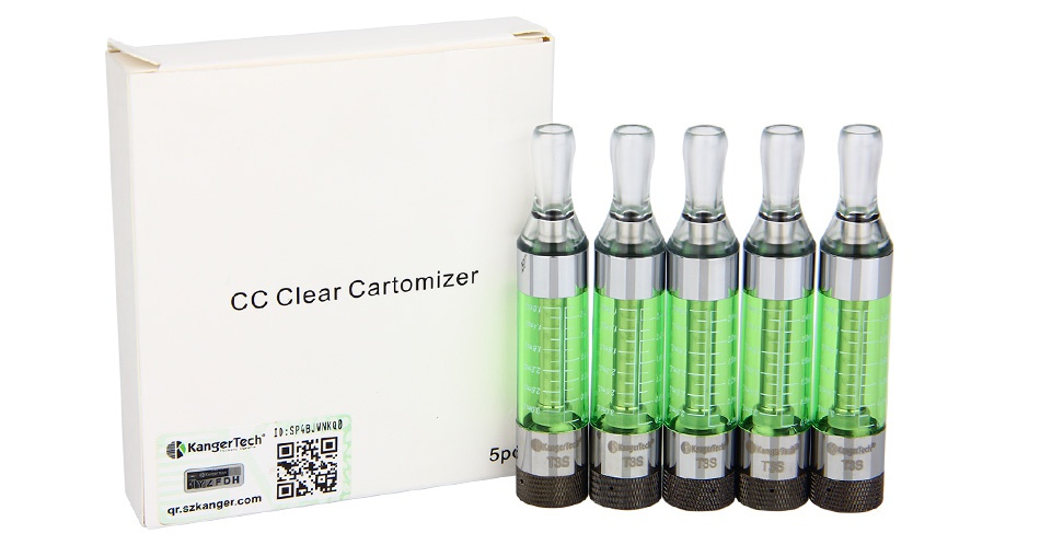 Kangertech T3S eGo BCC Clearomizer 3ml 5pcs CC Clear Cartomizer EKKangerTech qr szkanger com