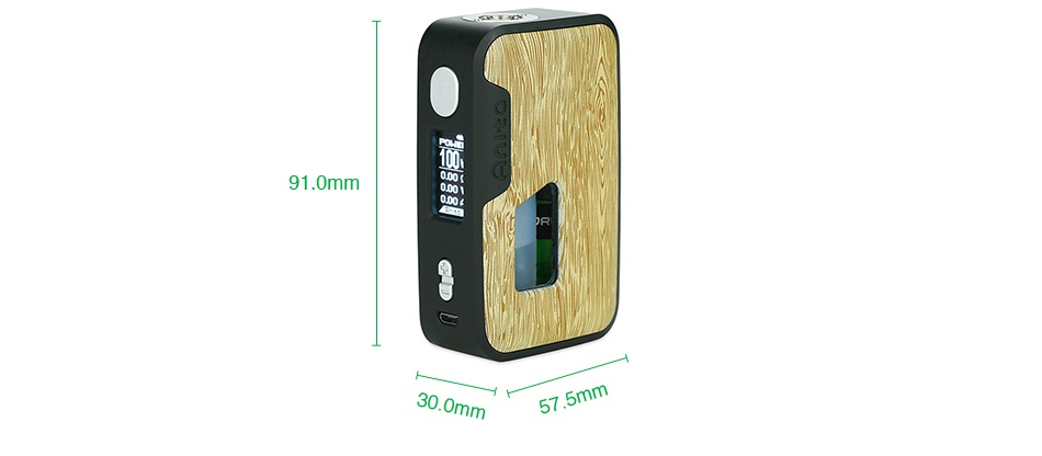 Arctic Dolphin Anita 100W Squonk TC MOD TPD Edition Silver frame Brownish Black Yellow Black Red Blue Red leather Leathe Wood grain Square Wood grain Leathe