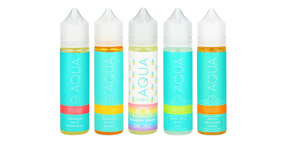 Aqua Premium PG+VG E-liquid E-juice 60ml   PURE MIST  AS S