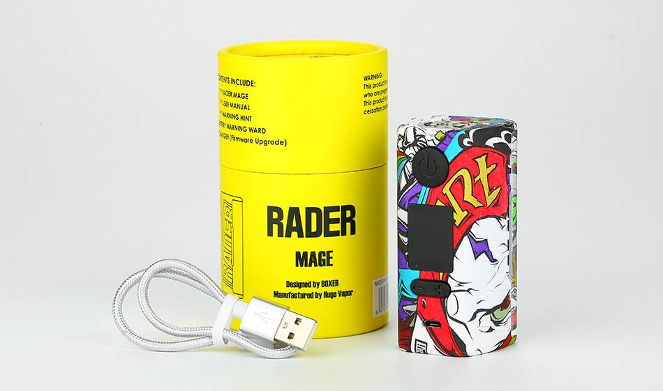 Hugo Vapor Rader Mage 218W TC Box MOD RADER MAGE Designed by BOXER red by Hugo