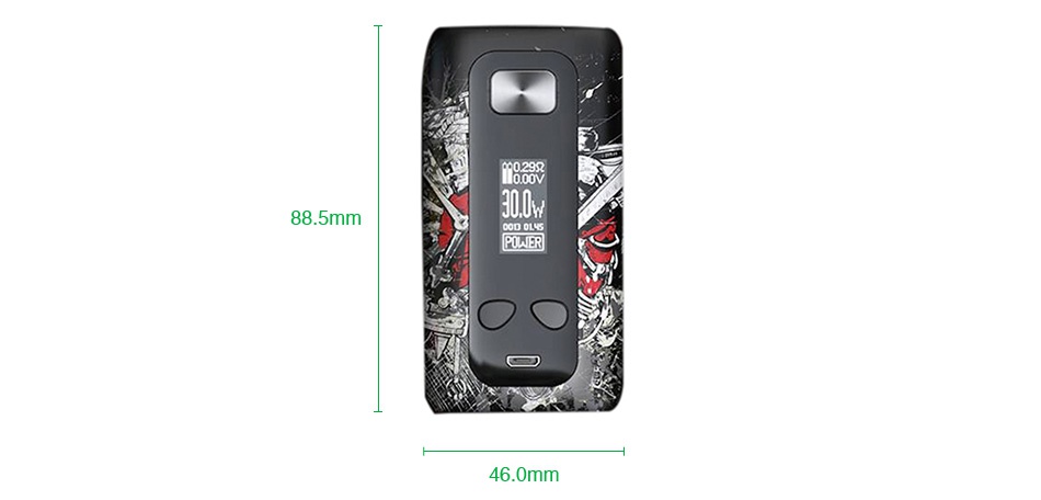 Think Vape Thor 200W TC Box MOD   o Punk Passionate Tiger Graffiti C Blue Black chroi Red Letters Skull Flag Devil